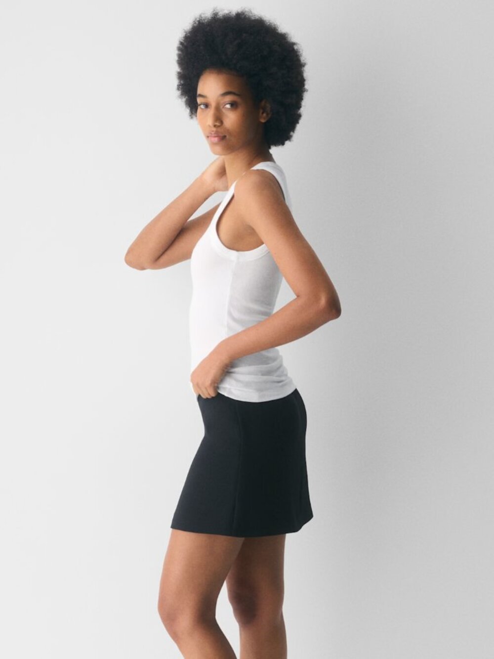 Aritzia Classic Mini Skirt - Black